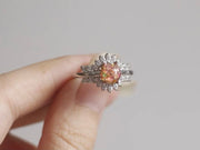 Retro Opal Murano Old Glass Vintage Adjustable Rings