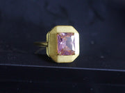 Retro Opal Murano Old Glass Vintage Adjustable Rings