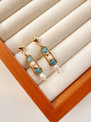 amazonite earrings