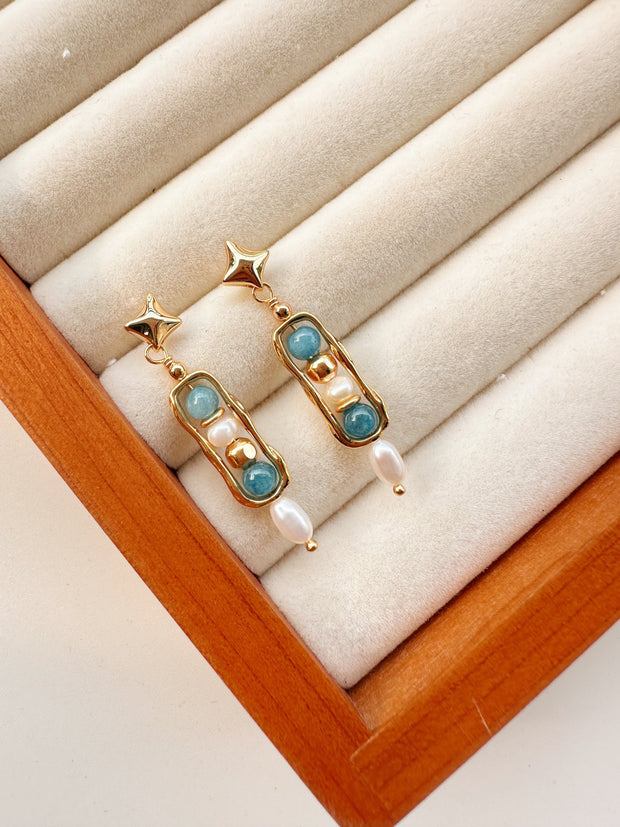 amazonite earrings