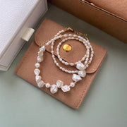 Baroque pearl necklace