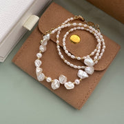 Baroque pearl necklace