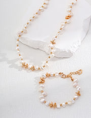 silver pearl necklace