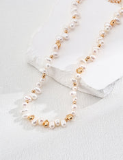 silver pearl necklace