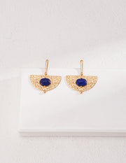 Sterling Silver Lapis Lazuli Earrings