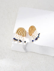 Sterling Silver Lapis Lazuli Earrings