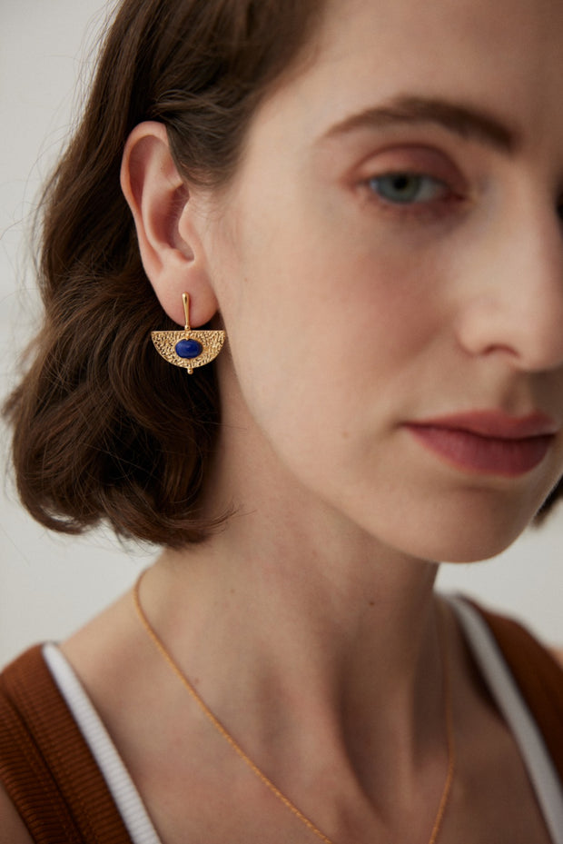 Sterling Silver Lapis Lazuli Earrings