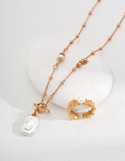 silver pearl necklace