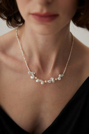 silver pearl necklace